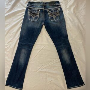 VIGOSS Women’s Jeans The New York Slim Boot Cut Size: 7/8 Length: 33